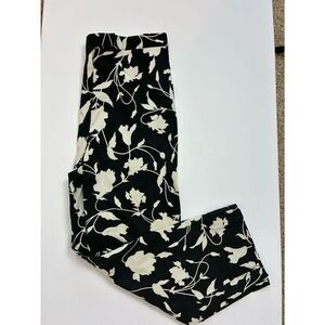 Versailles VTG Black & Cream Floral High waist DressPants